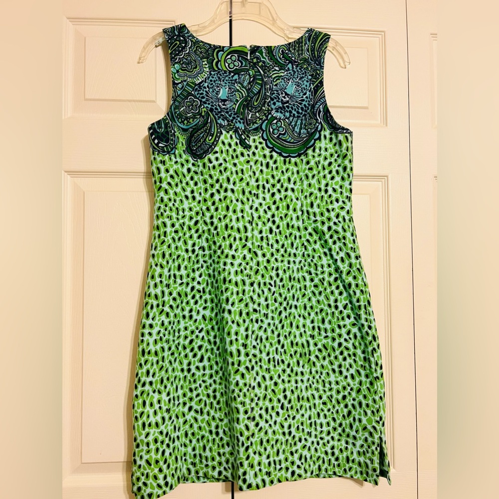 Lily Pulitzer dress.  Size 6.  Great condition.  Thick fabric.  Green color